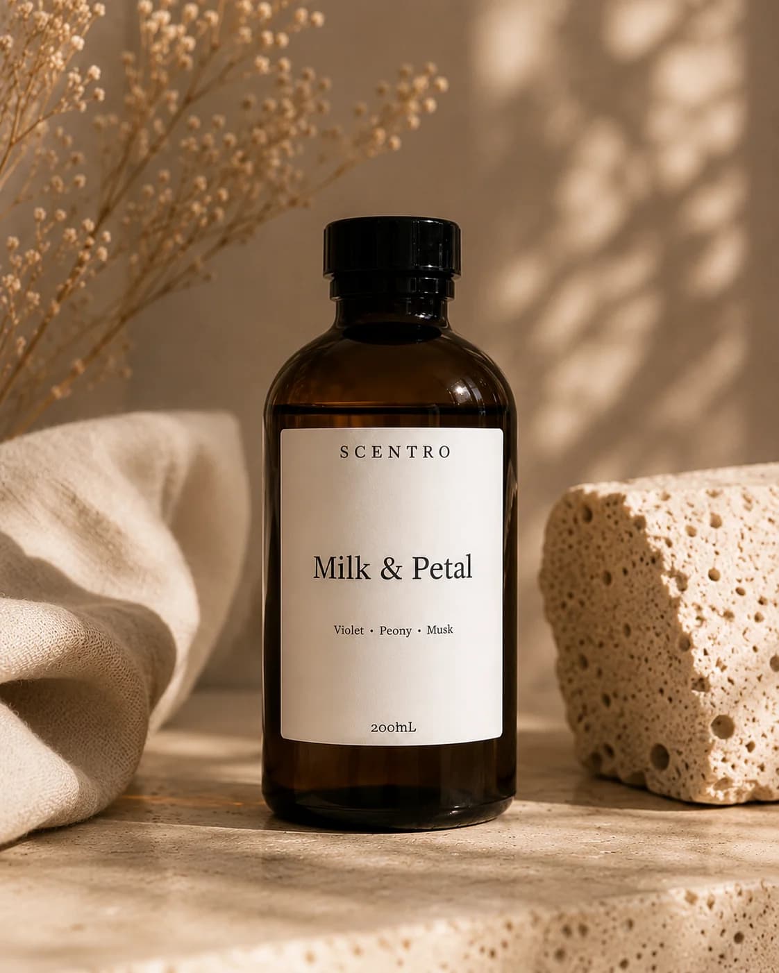 Milk & Petal – Luxury Waterless Diffuser Oil | 200ml
