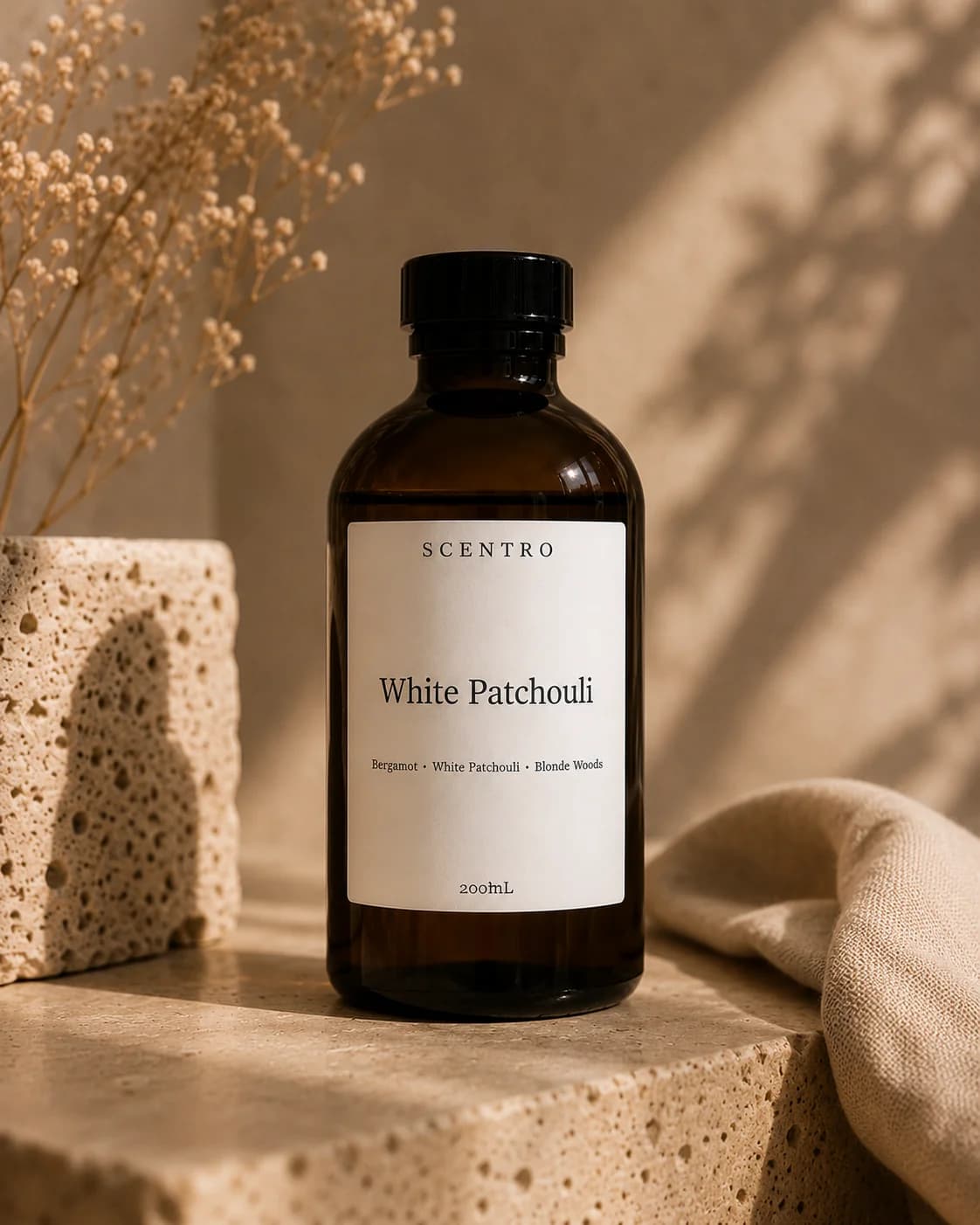 White Patchouli – Luxury Waterless Diffuser Oil | 200ml